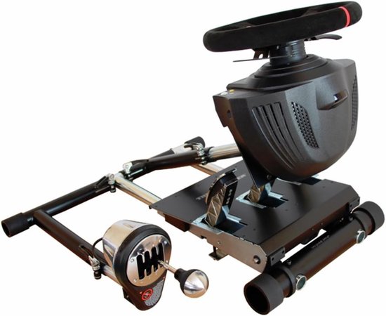 Schakelhendelhouder - Versnellingspook standaard - Race simulatie - 360 graden draaibaar - 50 cm pakket - Zwart — afbeelding 2