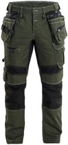 Blaklader Werkbroek denim stretch X1900 1990-1141 - Donker herfstgroen/Zwart - C54