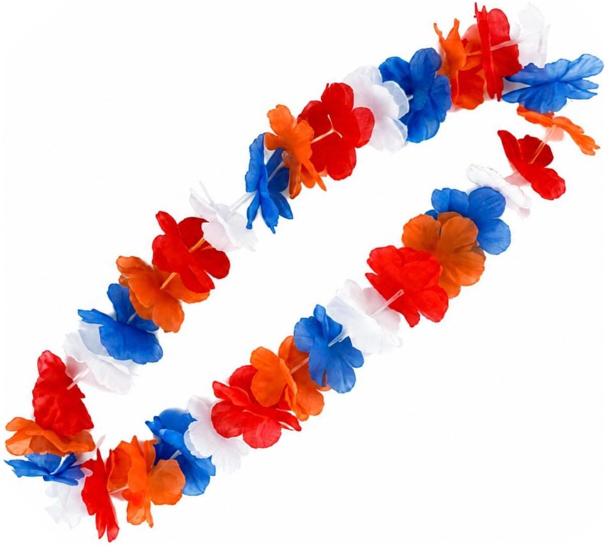 PartyXplosion Holland supporter slinger - 100 cm - rood/wit/blauw/oranje - nederland - EK/WK voetbal