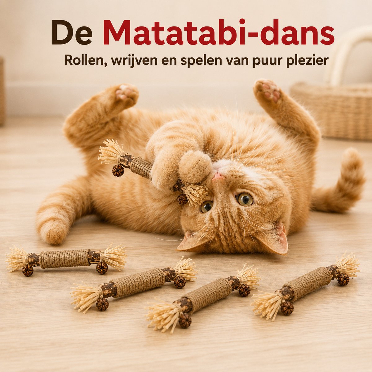Jelka - Matatabi stokjes voor katten + 50GR catnip - Eetbaar - Gebitsreiniging - Speelgoed - Kattenkruid - catnip - 12 stuks - Kattenspeelgoed - Kattenspeeltje — cadeau in Cadeau-ideeën - foto 3