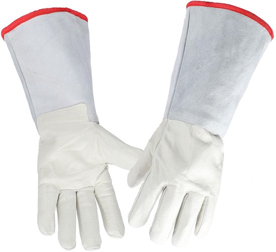 Cryogene handschoenen voor vloeibare stikstof en droogijs - 40 cm lang - middenarm - geschikt voor koelcellen van Cryokit — afbeelding 5