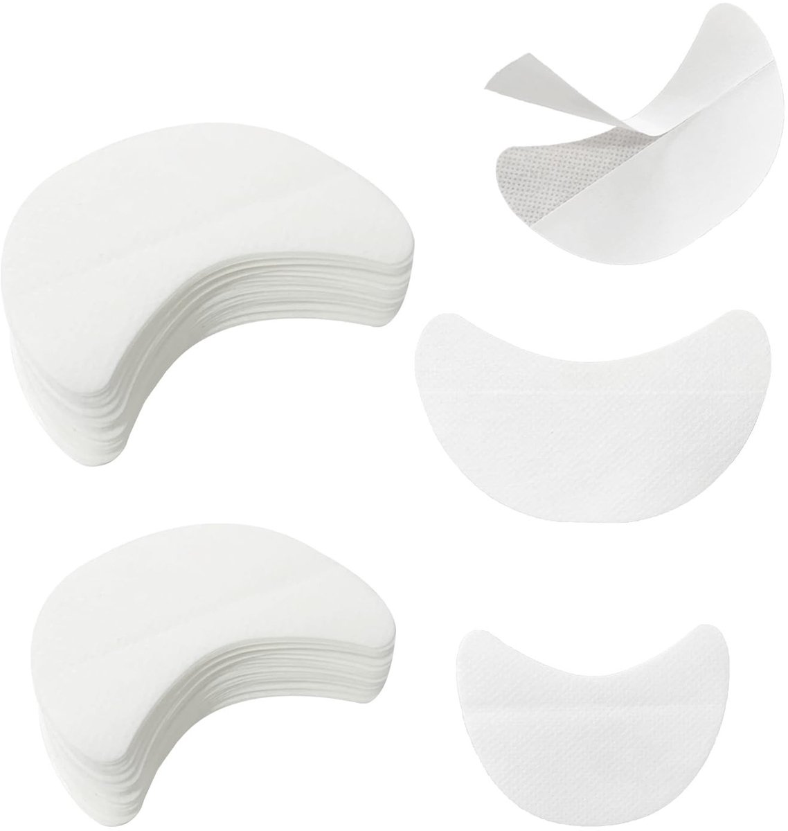 Dailygoods- Oogpatch - 50 grote/kleine pads - Zachte textuur - Pluisvrij - Huidvriendelijk - Bescherming tegen irritatie - Makeuppads