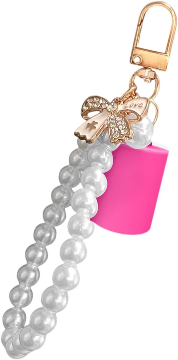 Lippenbalsem Houder - Sleutelhanger Case - Altijd Bij De Hand - Clip-On Ontwerp - 12 cm Lengte - Optioneel