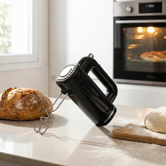 Handmixer - Keukenmixer - Bakken en Koken - 5 Snelheden - 300 Watt - Zwart — afbeelding 2