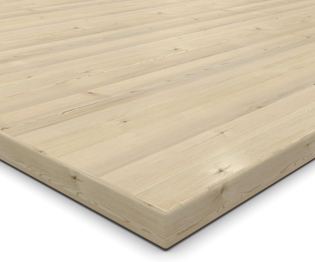 Decoratieve Plaat - Spaanplaat Paneel - Meubel Maatwerk - Slagvaste ABS Rand - 100 x 90 cm - Polar Pine Urus
