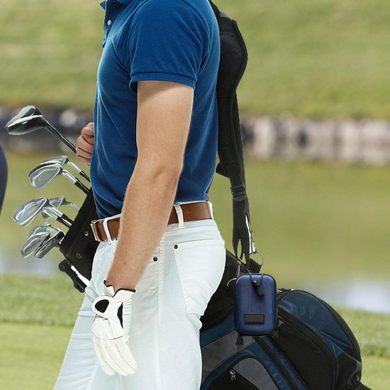 Hardcase Golf Afstandsmeter Tas Met Magnetische Sluiting 5.4x3.9x2.0 Inch Beschermende Binnenvoering Riemlus Geschikt Voor Jachtverrekijkers Dikke Draagtas Voor Veilige Opslag van Merkloos — afbeelding 4
