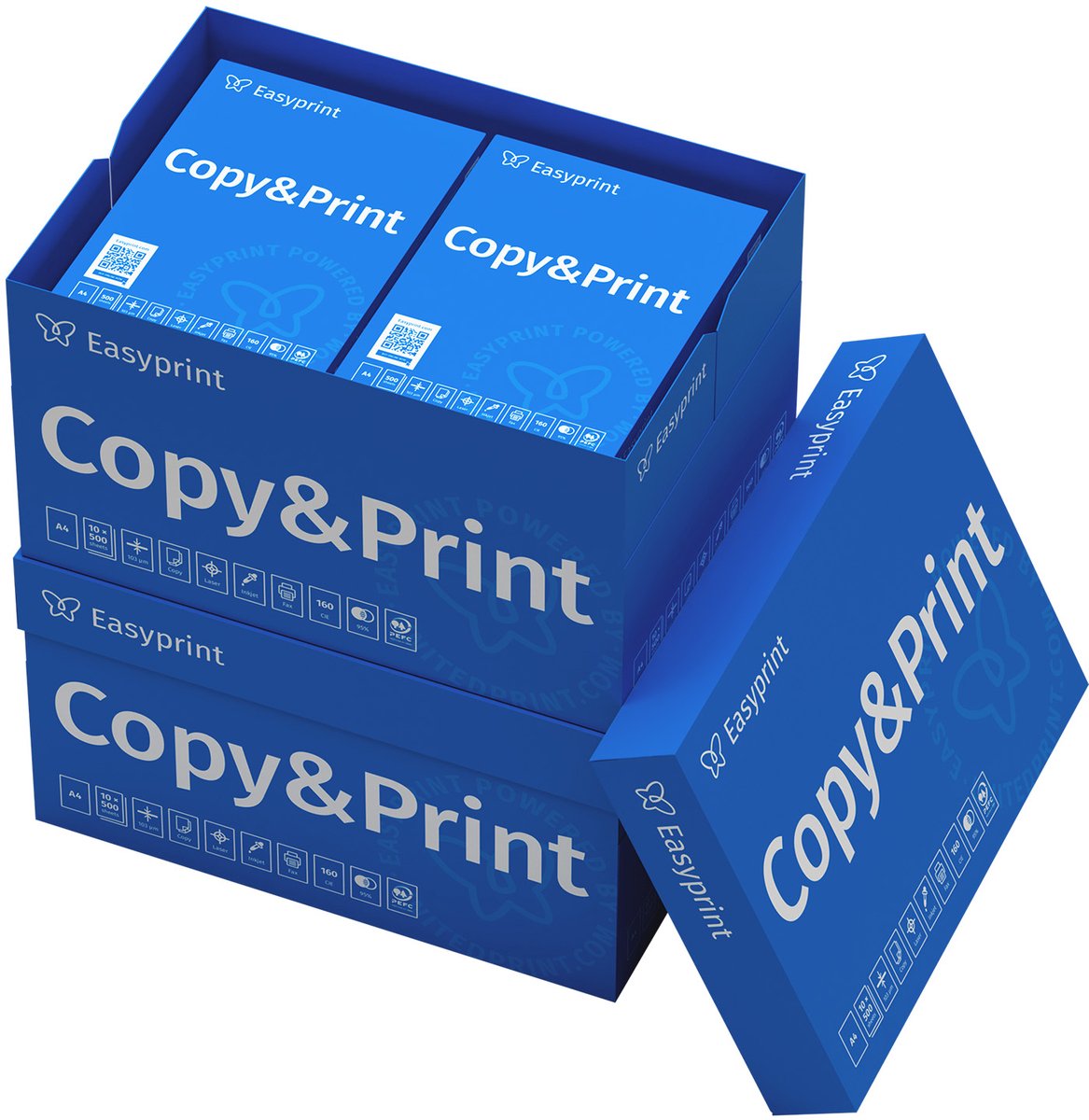 Easyprint Printerpapier kopieerpapier 10000 vellen 20 x 500 A4 premium wit testwinnaar PEFC