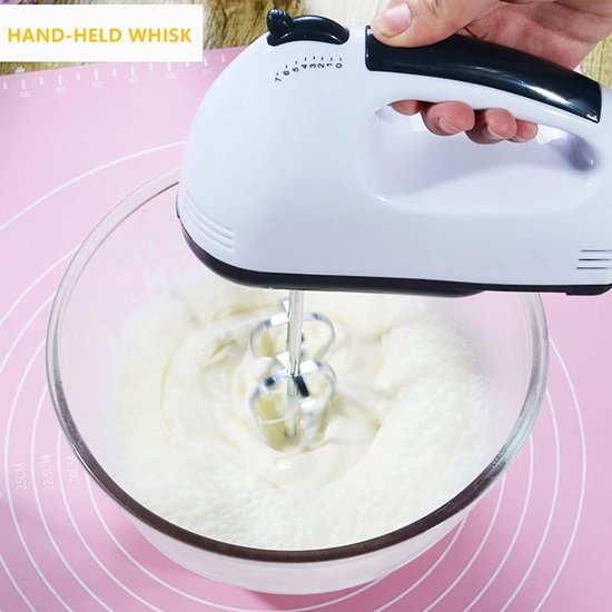 Keukenmachine Deegmixer - Roerapparaat Elektrisch - Bakken en Koken - 7 Snelheden Kantelkop - 1.7 Liter Kom - Zwart — afbeelding 3