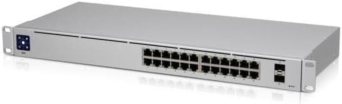 Netwerk Switch - PoE Switch - Netwerk Uitbreiding - 24 Gigabit Poorten - 2 SFP Poorten - Zwart