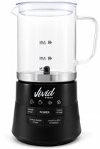 Vivid Green Glazen Melkopschuimer - Warm & Koud Schuim - 4-in-1 - Elektrische Melkschuimer - PFAS-vrij & BPA-vrij - Vaatwasserbestendig