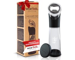 Flessenopener met Opvangbak - Bieropener voor Keuken en Bar - Leuk Cadeau voor Mannen en Bierliefhebbers