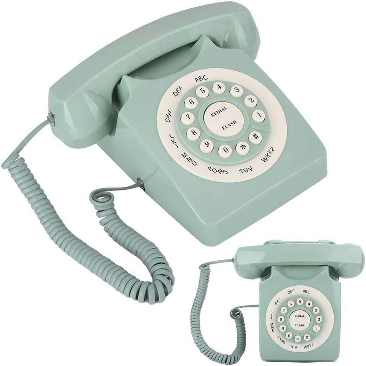 Antieke Telefoon - Vintage Telefoon Grote Knoppen - Thuiskantoor Bellen - High Definition Geluid