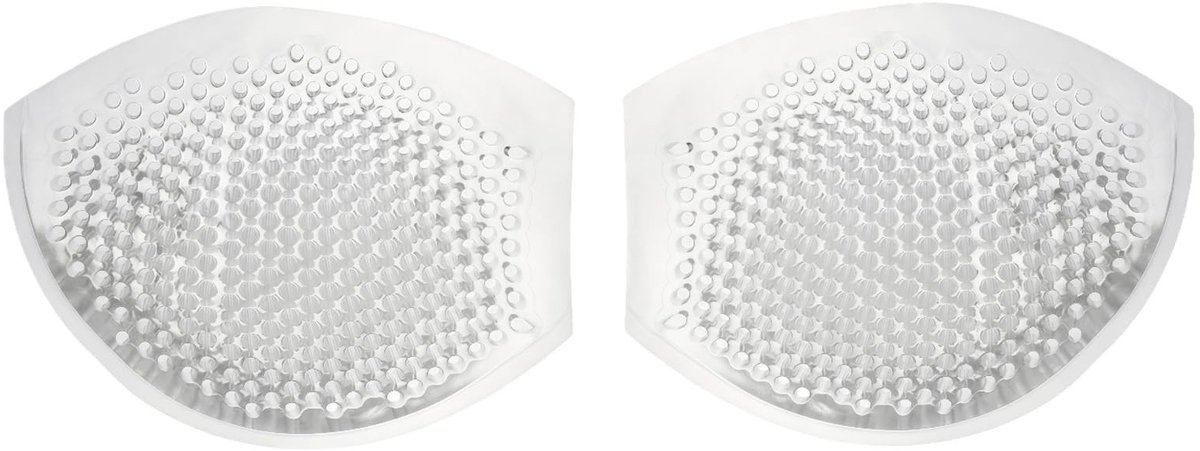 Dailygoods- BH Inserts Ademend Honingraat Design - Siliconen Borstversterkers - Semi-Zelfklevende BH Pads - Push Up voor Badkleding - Herbruikbaar en Comfortabel