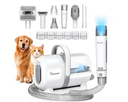 Hondentondeuse Met Stofzuiger - 20-Delig - 1,5L Opvangbak - Hondentrimmer Tondeuse - Honden Tondeuse - Honden Trimset - Incl. Video & E-book - Groomzo