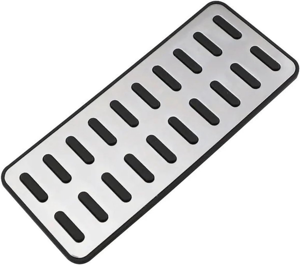 Auto Rempedaal - Voetsteun Pedaal - Veiliger Rijden - Antislip Textuur - Standaard Maat - Zilver