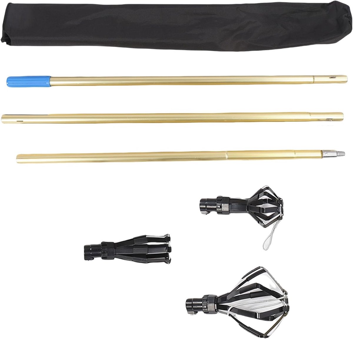 Gloeilamp Wisselaar - Verlengstuk Pool - Lamp Vervangen - Ti Legering Materiaal - 103 cm - Grijs