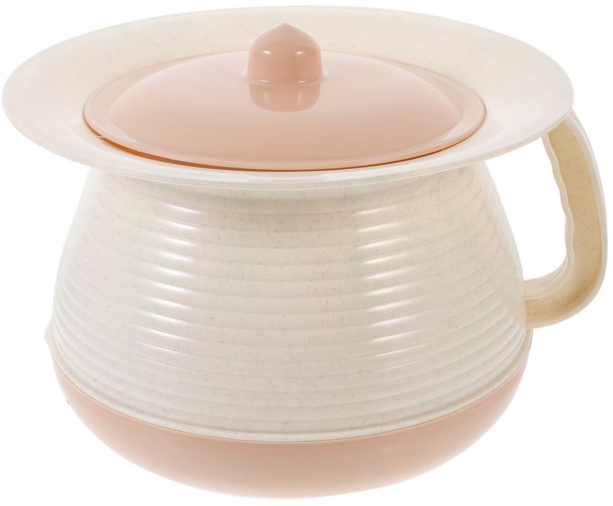 Dailygoods- Urinoir met Deksel - Draagbaar - Herbruikbaar - Praktisch - Voor Ouderen - Gemakkelijk te Verplaatsen - Urinepot