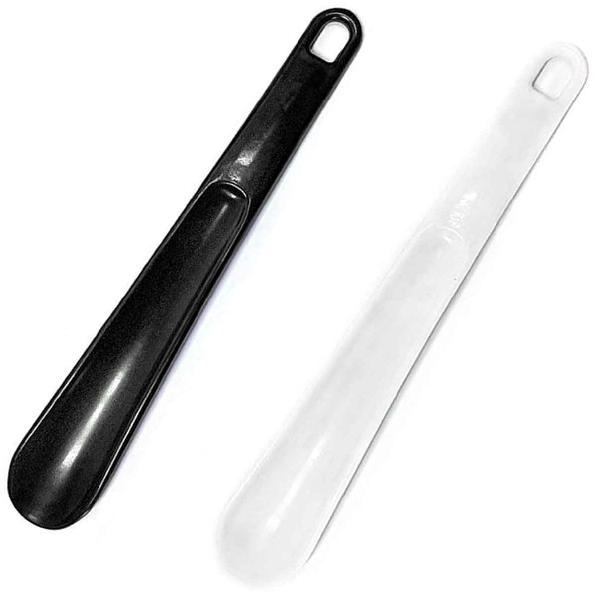 ZEYNOMAX- Schoenlepels 2 Stuks - Duurzaam Kunststof - Ergonomisch Ontwerp - Comfortabele Handgreep - Geschikt voor Mannen/Vrouwen/Kinderen - 26 cm - Schoenhulp
