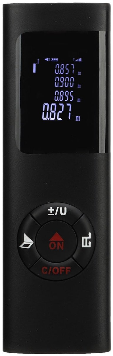 Store_8 - Digitale afstandsmeter - Nauwkeurig meetinstrument - Oplaadbaar - 196,9 meter - Voor thuisgebruik - USB afstandsmeter