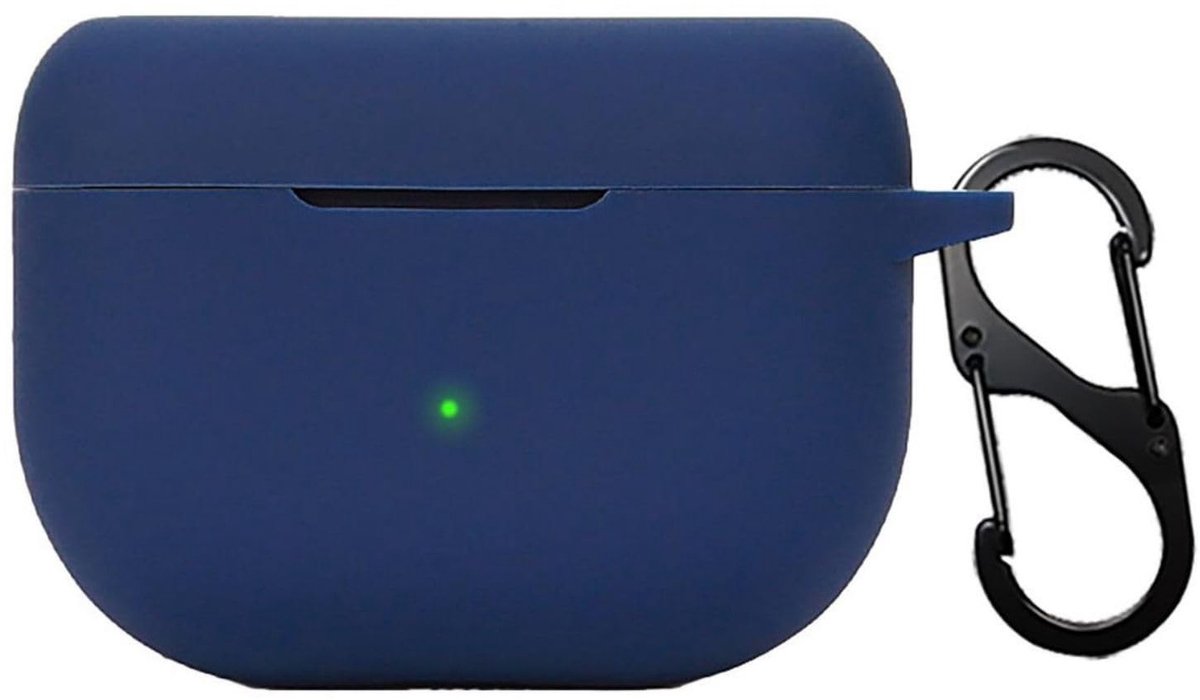Dailygoods - Cilicone hoes - Ultradun en zacht - Marineblauw - Anti-val en vuilbestendig - Geschikt voor Jabra Elite 8 en 10 - Hoogwaardig ontwerp
