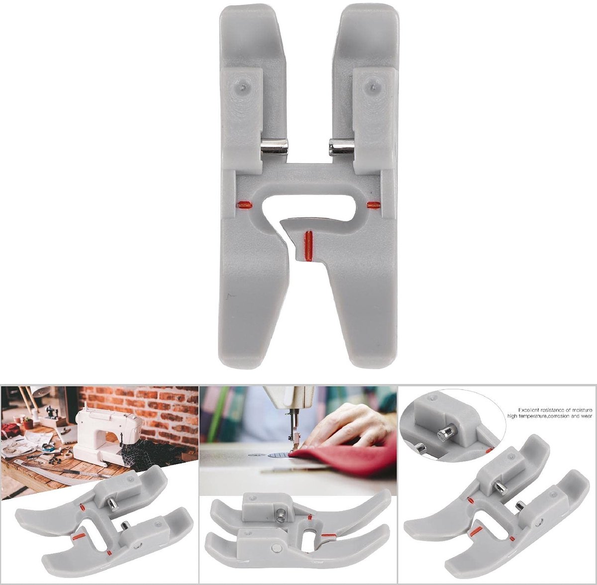 Dailygoods- Naaivoet Hoogwaardig Duurzaam - Multifunctionele Naaivoet - Antislip Coating - Geschikt voor Huishoudelijke Naaihines - Eenvoudig te Installeren - Ideaal voor Leer en Zeildoek - Naaiaccessoire