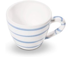 Espressokopje Gourmet - Koffiekopje Keramiek - Genieten van Espresso - Handgemaakt in Oostenrijk - 60 ml - Blauw Gevlamd