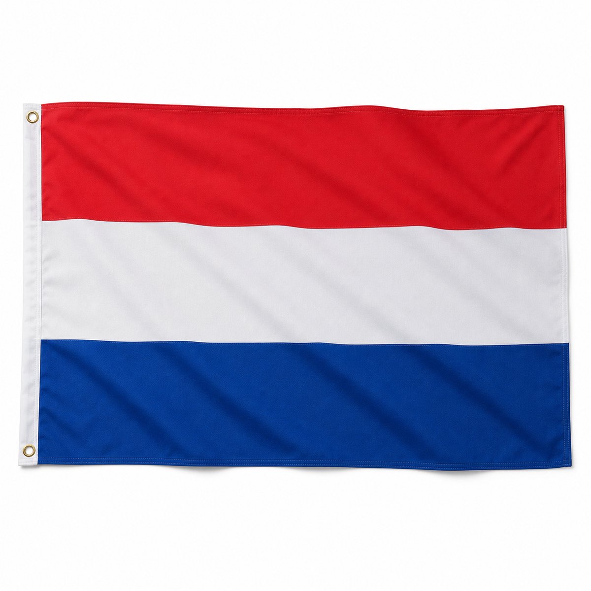 Nederlandse Vlag Premium 150x90 cm - Geschikt voor buiten en binnen- Met Ringen - Feestdagen, Koningsdag, Sport & Geslaagd