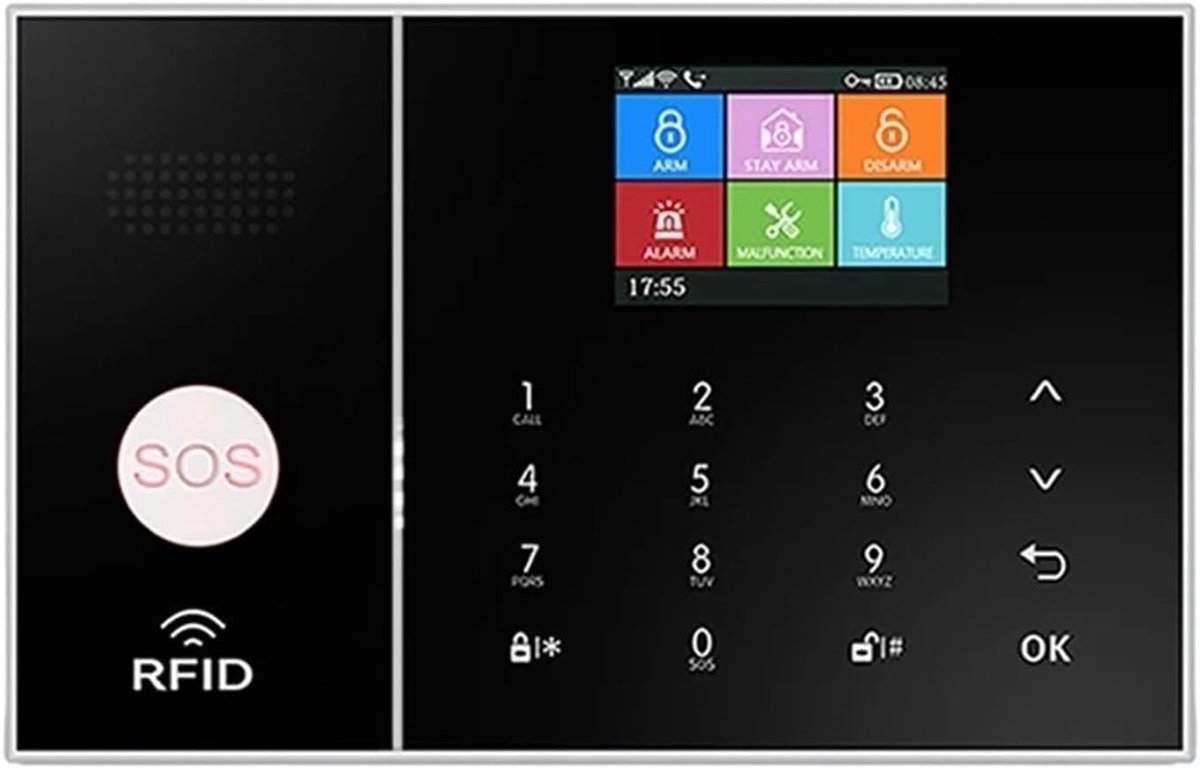 Wifi Alarm Systeem - Draadloos Beveiliging - Huis Beveiligen - App Bediening - 99 Zones - A