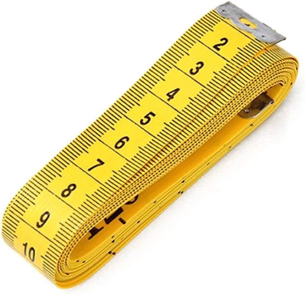 Zacht Meetlint - Maatliniaal - Op Maat Naaien - Dubbele Schaal - 120 Inch - Wit