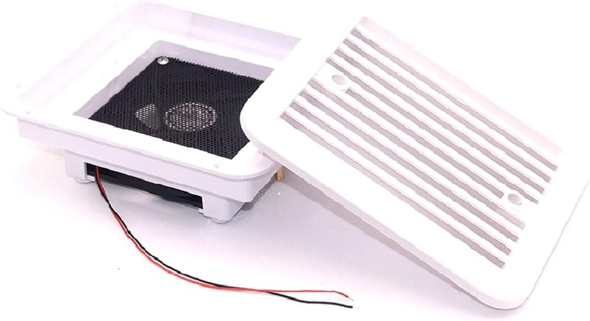 Camper Ventilator - Afzuigventilator Caravan - Verse Lucht - Stille Werking - 12V - Wit