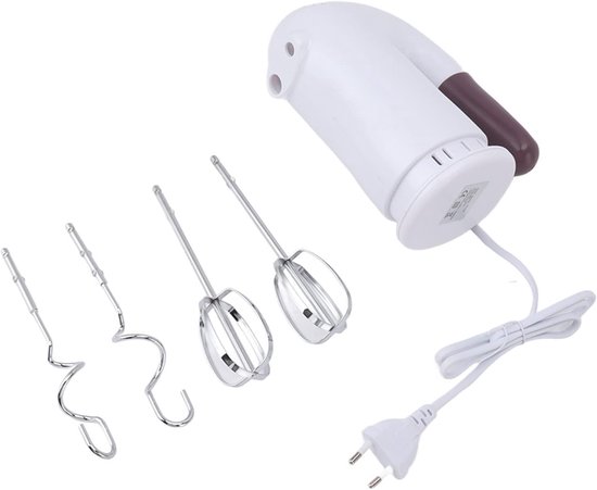 Elektrische Handmixer - Keukenmixer - Beslag Maken - 5 Snelheden - 20 x 17 x 10 cm - Zwart — afbeelding 5