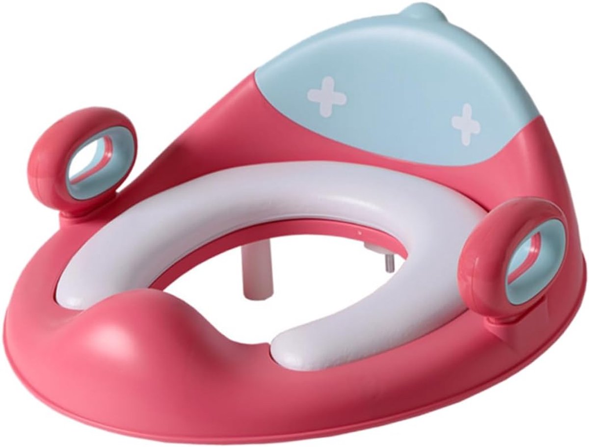 Kinder Toilet Ring - Potje Zindelijkheid - Peuters Leren Zindelijk - Ergonomisch Ontwerp - 37x35x10 cm - Roze