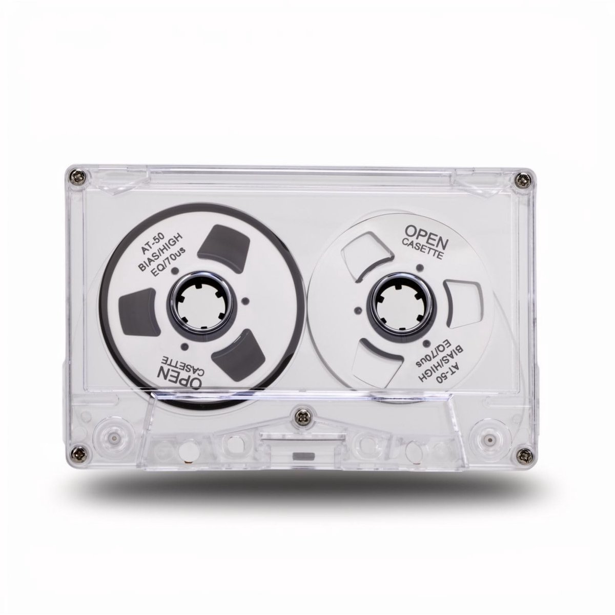 Dailygoods- Geluidsband 50 Minuten Opname - Lege Cassette - Professioneel - Type I (Ferric Tape) - Hoogwaardige ABS - Visuele Effecten