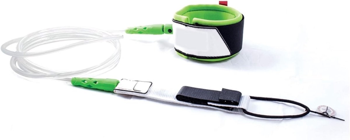 Surf Touw - Beenband Board - Watersport Veiligheid - Super Sterk Urethaan - 6ft Lengte - Groen