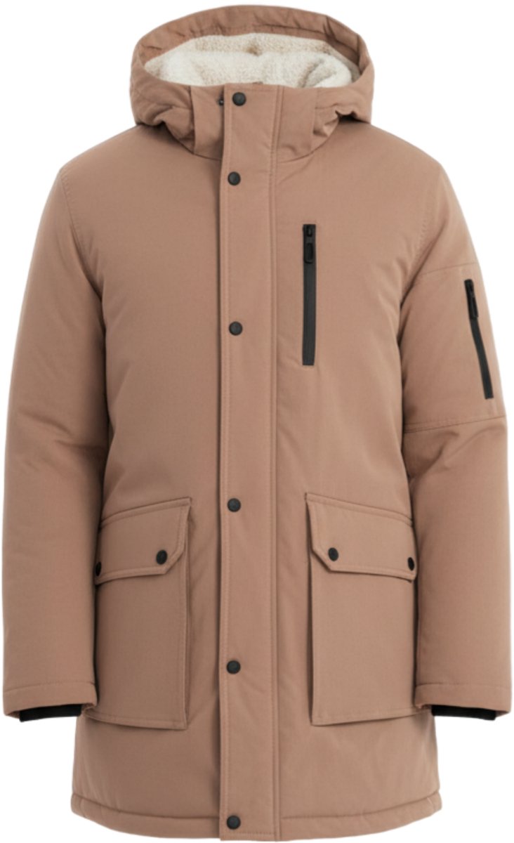 OMBRE Jas - Rits Beige XL