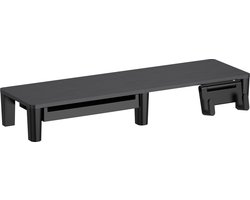 Worktrainer DeskBoard Plus – Monitor- en Laptopstandaard – Zwart