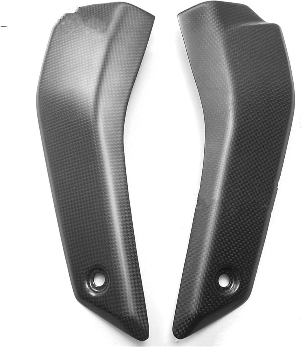 Radiator Cover - Motorfiets Onderdelen - Motor Bescherming - Echt Koolstofvezel - Lower 1 Pair - Zwart