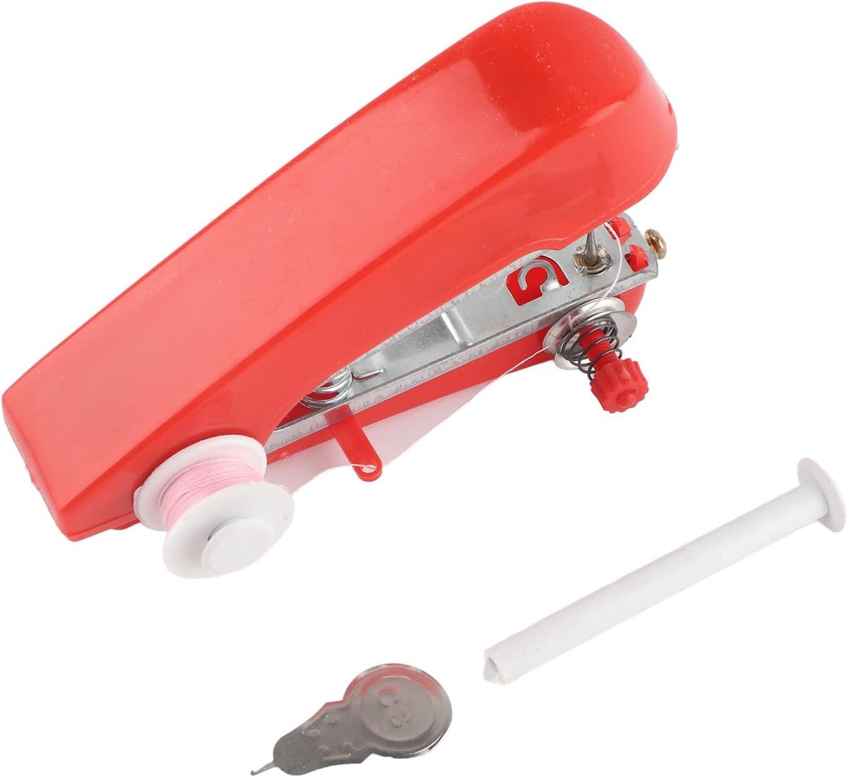 Handmatige Naaimachine - Mini Naaier - Kleding Repareren - Compact en Licht - 12 cm Lengte - Verrassingskleur