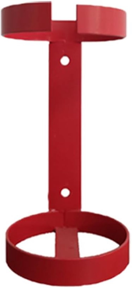 Brandblusser Beugel - Blusserhouder Wandmontage - Veilige Opslag - Stabiele Bevestiging - 3-4KG - Rood