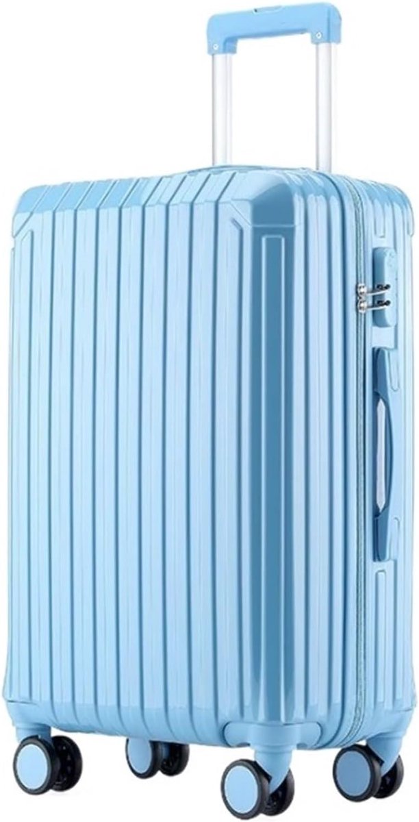 Reiskoffer - Spinner koffer - Zakelijk reizen - Krasbestendige afwerking - 20 inch - Blauw