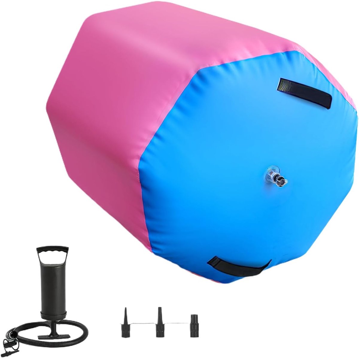 Gymnastiek Roller Barrel - Back-Bend Trainer - Fitness Training - Gewatteerd Beschermingssysteem - 07 x 09 meter - Blauw