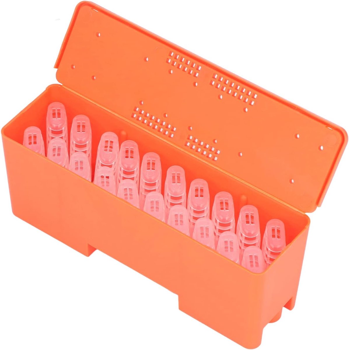Transportbox Bijen - Koninginnenkooi Set - Bijen Houden - Inclusief 20 Kweekkooien - 21 x 8 x 6 cm - Transparant