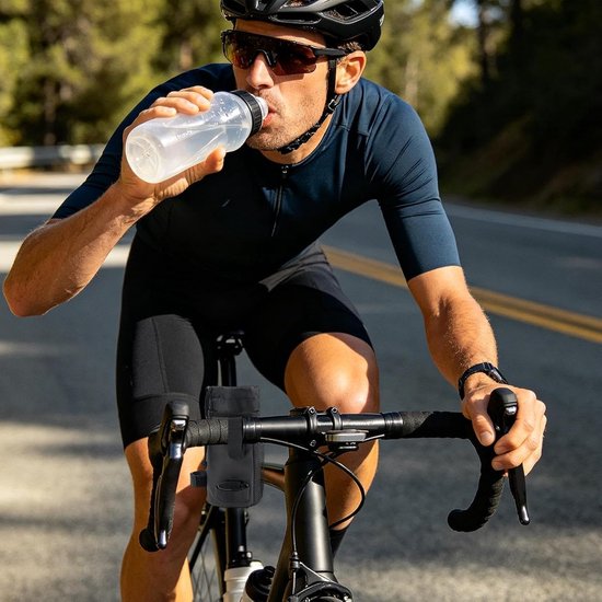 Fiets waterfles houder - Stuurtas bidon - Drinken bij de hand - Geïsoleerd met mesh — afbeelding 5