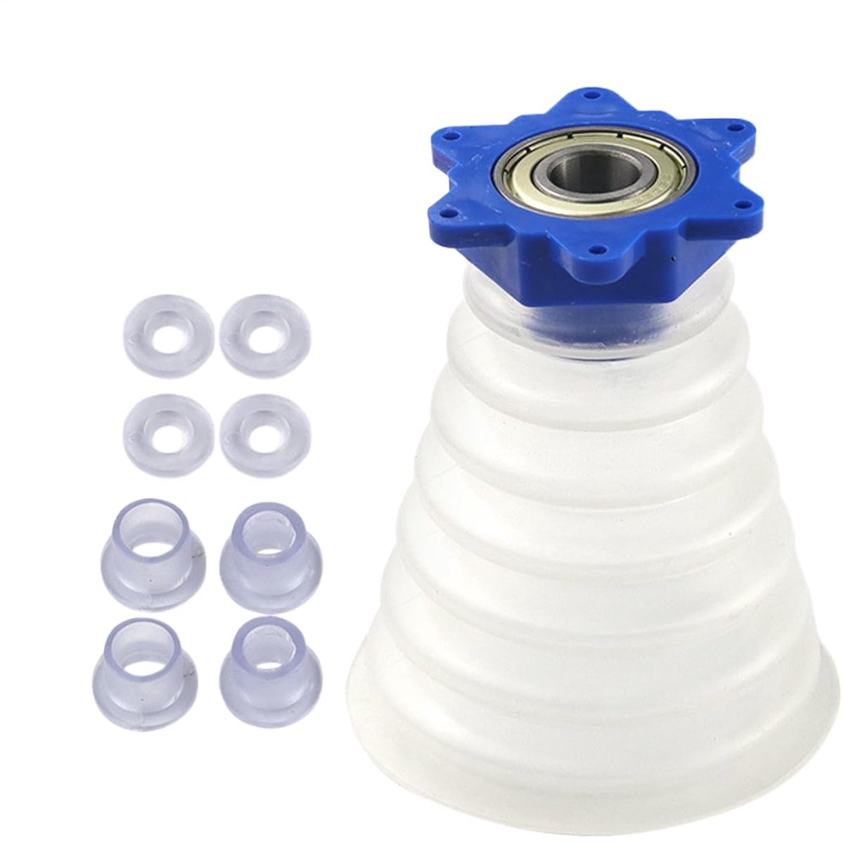 SnelShoppen - Boorgatstofafzuiger Silicium 4,13 inch - Retractable Stofafvoersysteem voor Elektrische Boor - Onderhoudsvriendelijk Gereedschap voor Th