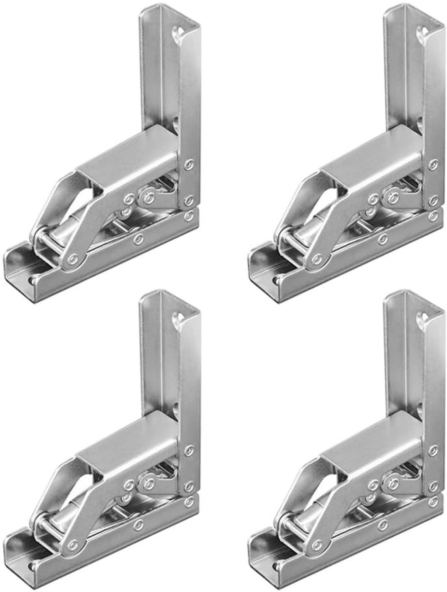Dailygoods- Opvouwbaar Scharnier - 4 Stuks - Inboorscharnier - Kast