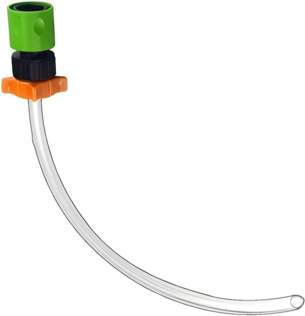 Flessendop Adapter - Hogedruk Connector - Schoonmaak Machines - Gereedschapsloze Installatie - 38cm Lengte - Zwart