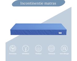 Zorgmatras Premium 90x200 – 14 cm – Incontinentie Koudschuim Matras