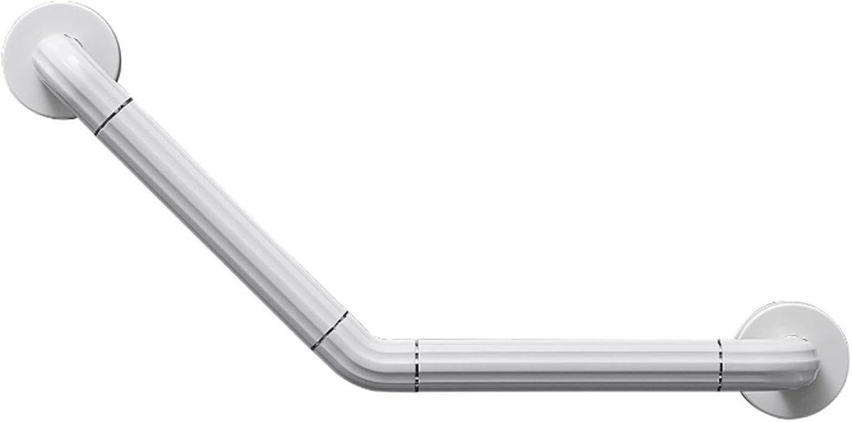 Veiligheidsgreep Badkamer - Steungreep Wandmontage - Veilig Douchen - Antislip Structuur - 30 cm - Wit