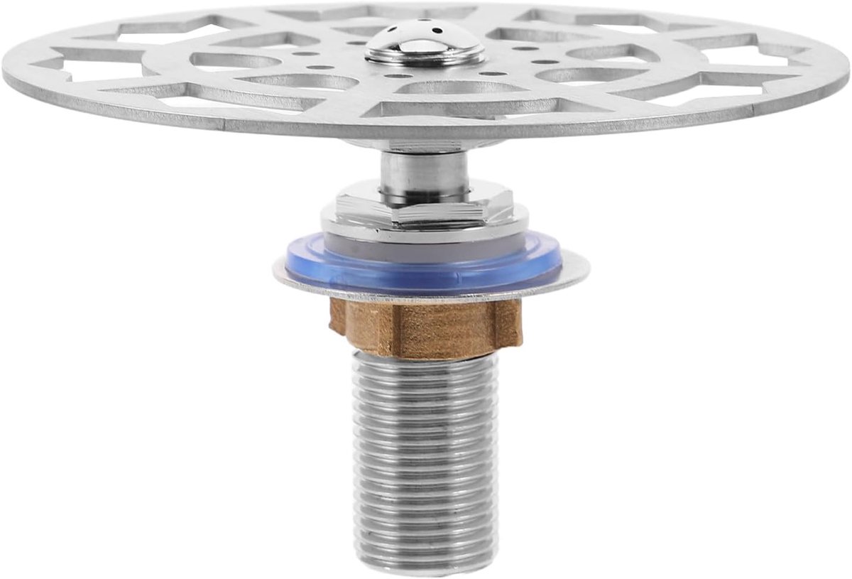 Glazen spoelkop - Flessenwasser kraan - Snel drinkgerei reinigen - Contactloos reinigen - 11.5 x 11.5 x 7 cm - Zilver
