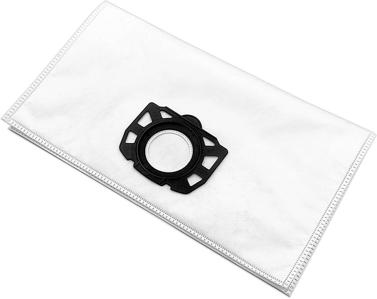 Dailygoods- Stofzakken Fleece Filter - Compatibel met Karcher MV4/MV5/MV6 - Natte/Droge Stofzuiger - Premium Kwaliteit - 2.863-006.0 - Stofzuigerzak